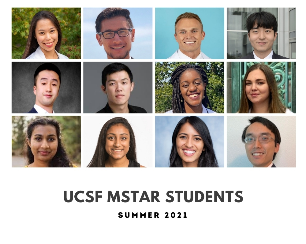 UCSF MSTAR Students 2021