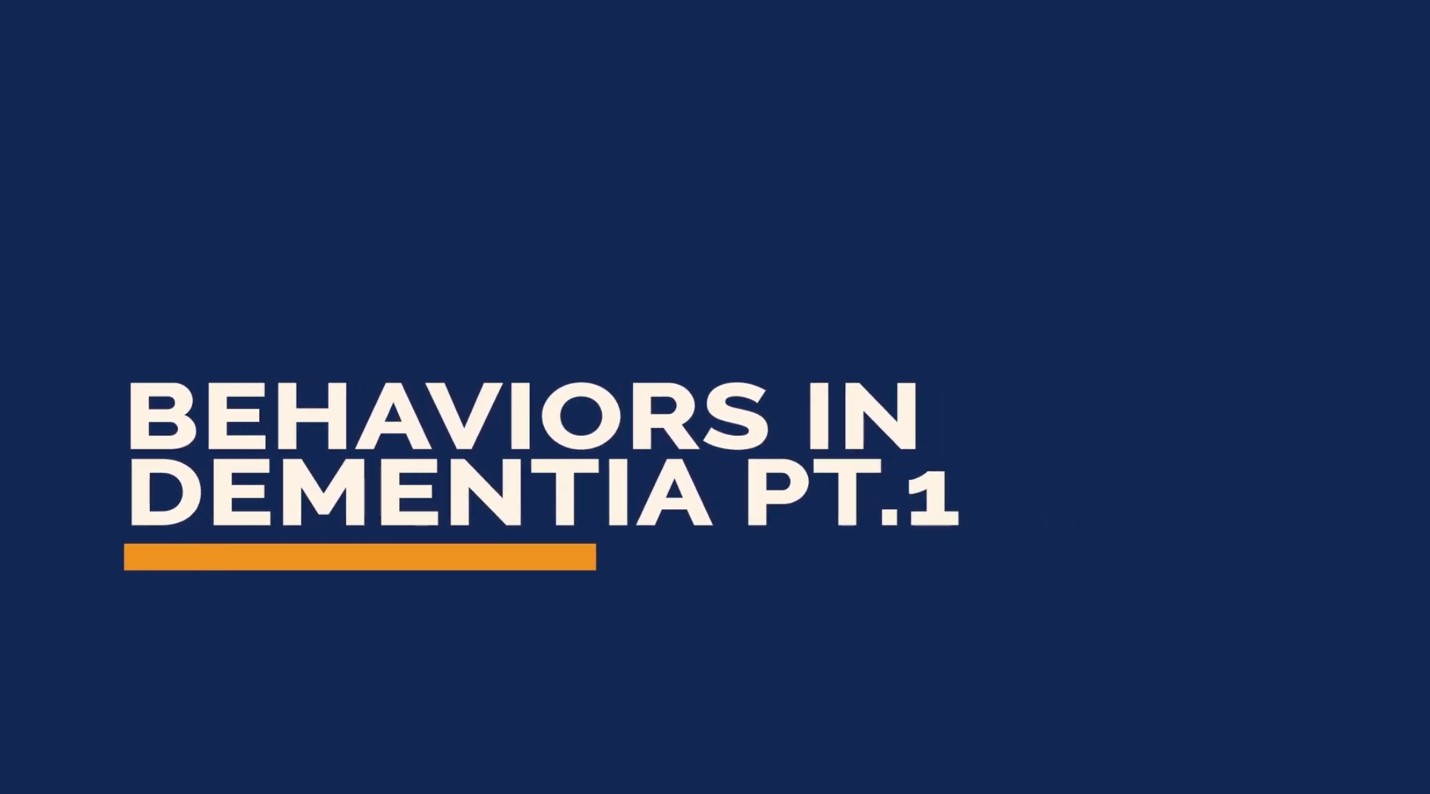 Behaviors in Dementia