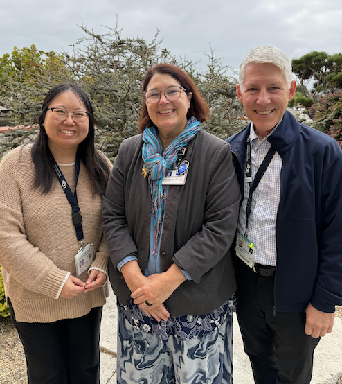 Photo of Todd and Integratice geripals at Osher Garden