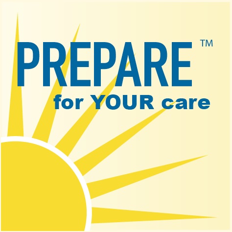 prepare for your care logo with border