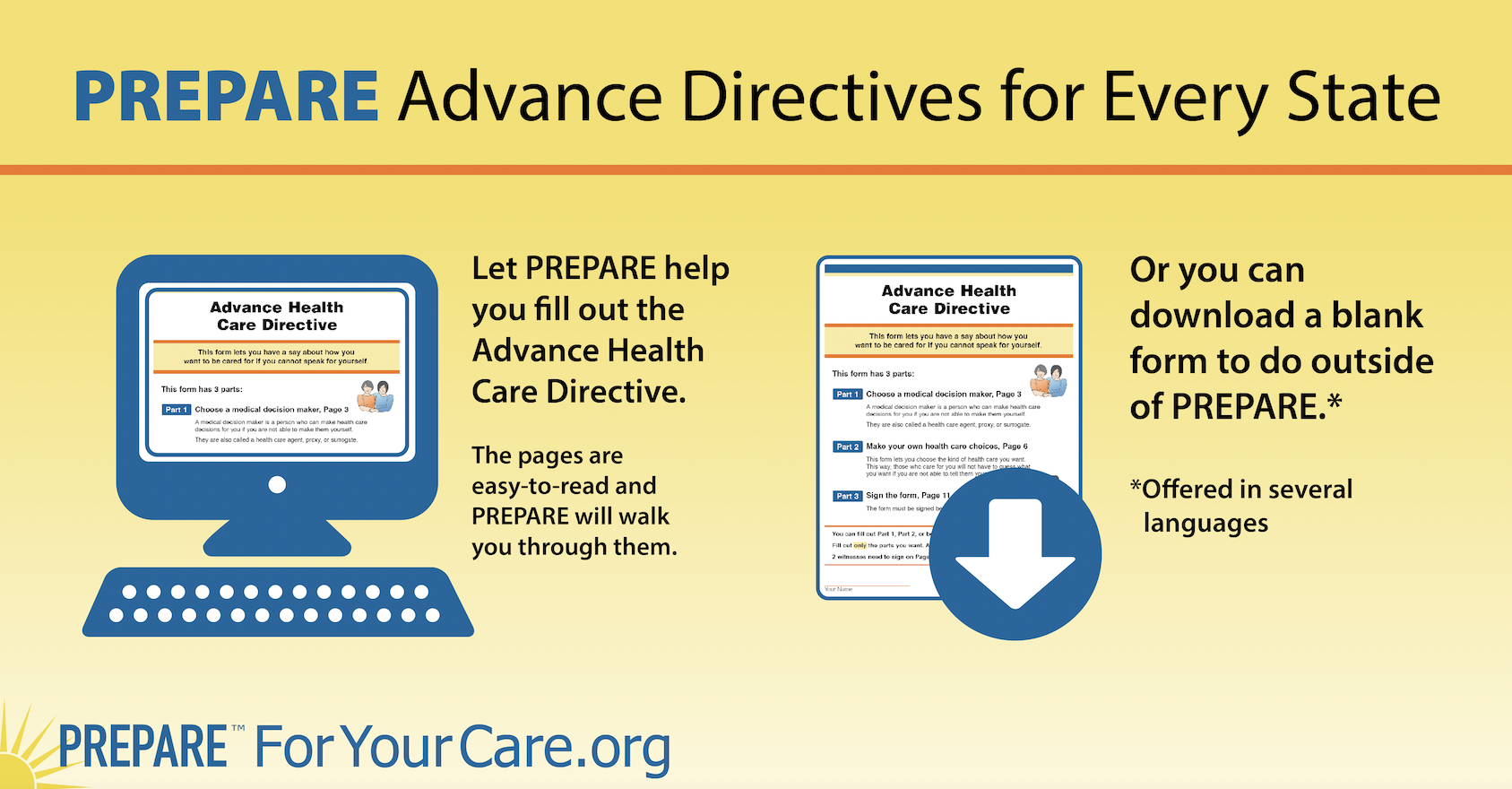 PREPARE Easy-to-Read Advance Directives for Every State
